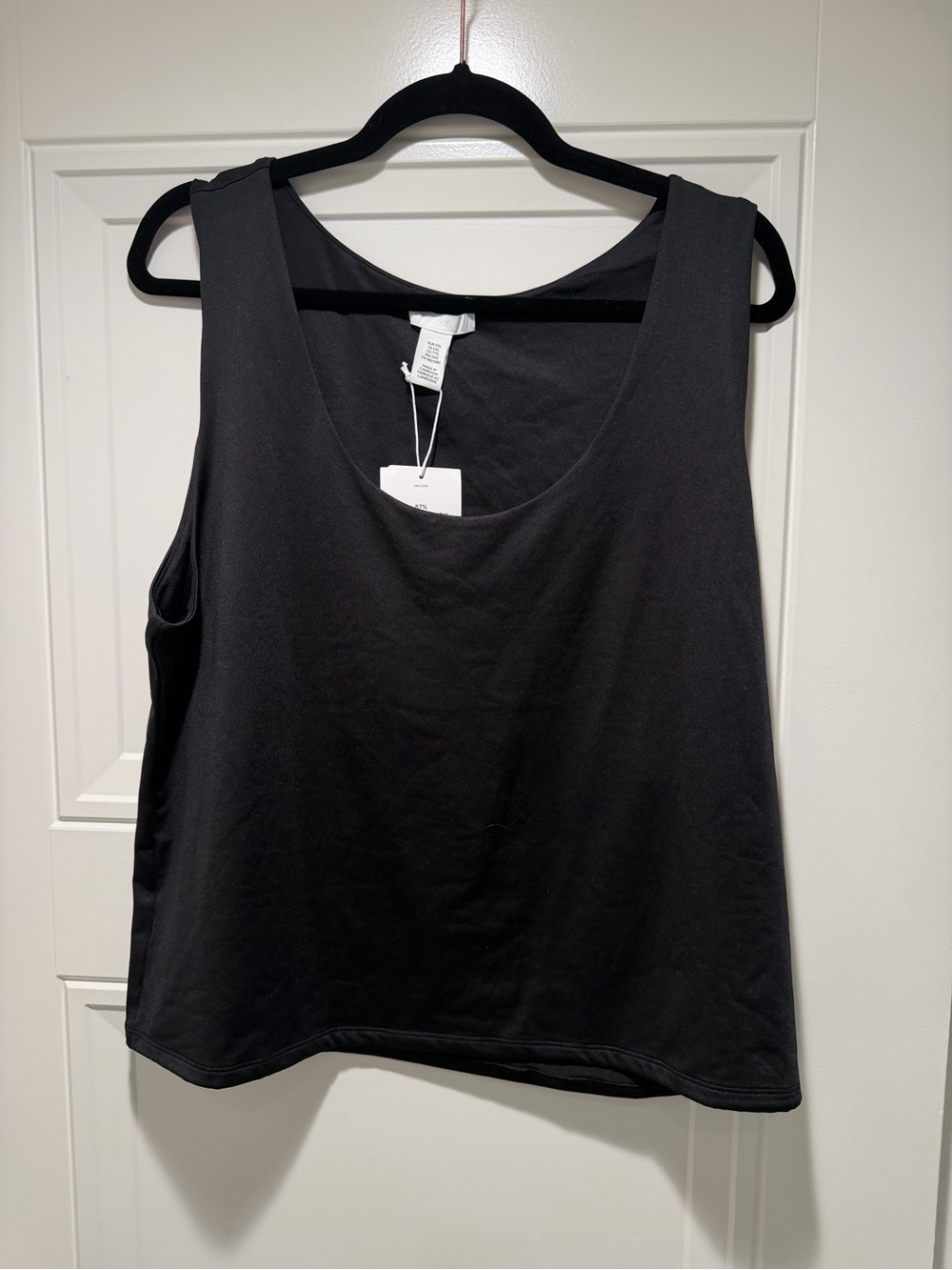 H&M Black Women's Scoop Neck Tank Top